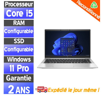 💻 HP EliteBook 840 G8 reconditionné – PC portable i5 11e génération – Windows 11 Pro  🚀