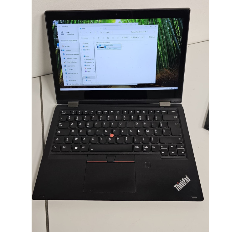 Lenovo Yoga L380 Reconditionné – i7, SSD 256Go, 8Go RAM, Tactile