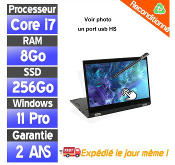 Lenovo Yoga L13 Reconditionné – Core i7, SSD 256Go, PC Portable Pro 13"