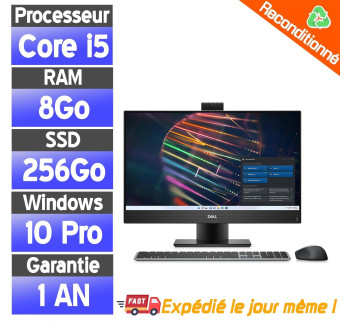 Dell Optiplex 7470 AIO - Core i5-9600 Ram 16Go SSD 256Go - Win 11