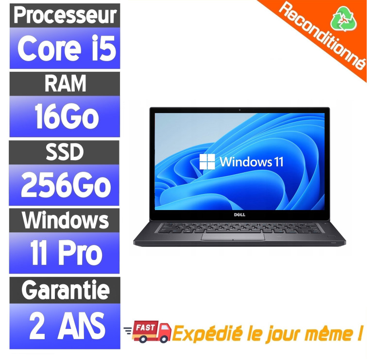 Pc Pas Cher Portable - Dell Latitude 7480 Reconditionné Pas Cher