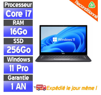 Pc Pas Cher Portable en i7  - Dell Latitude 7480 Reconditionné