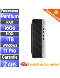 PC Fixe - HP ProDesk 600 G3 SFF - G4400 - HDD 1TB - Ram 16Go