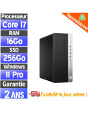 HP EliteDesk 800 G3 Reconditionné – i7-6700 – 16Go RAM – SSD 256 Go